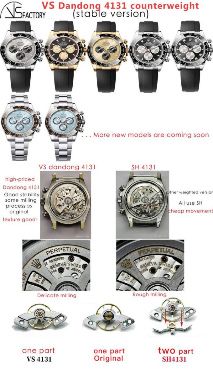 VSF Increase Weight Daytona 4131 Calibre 02