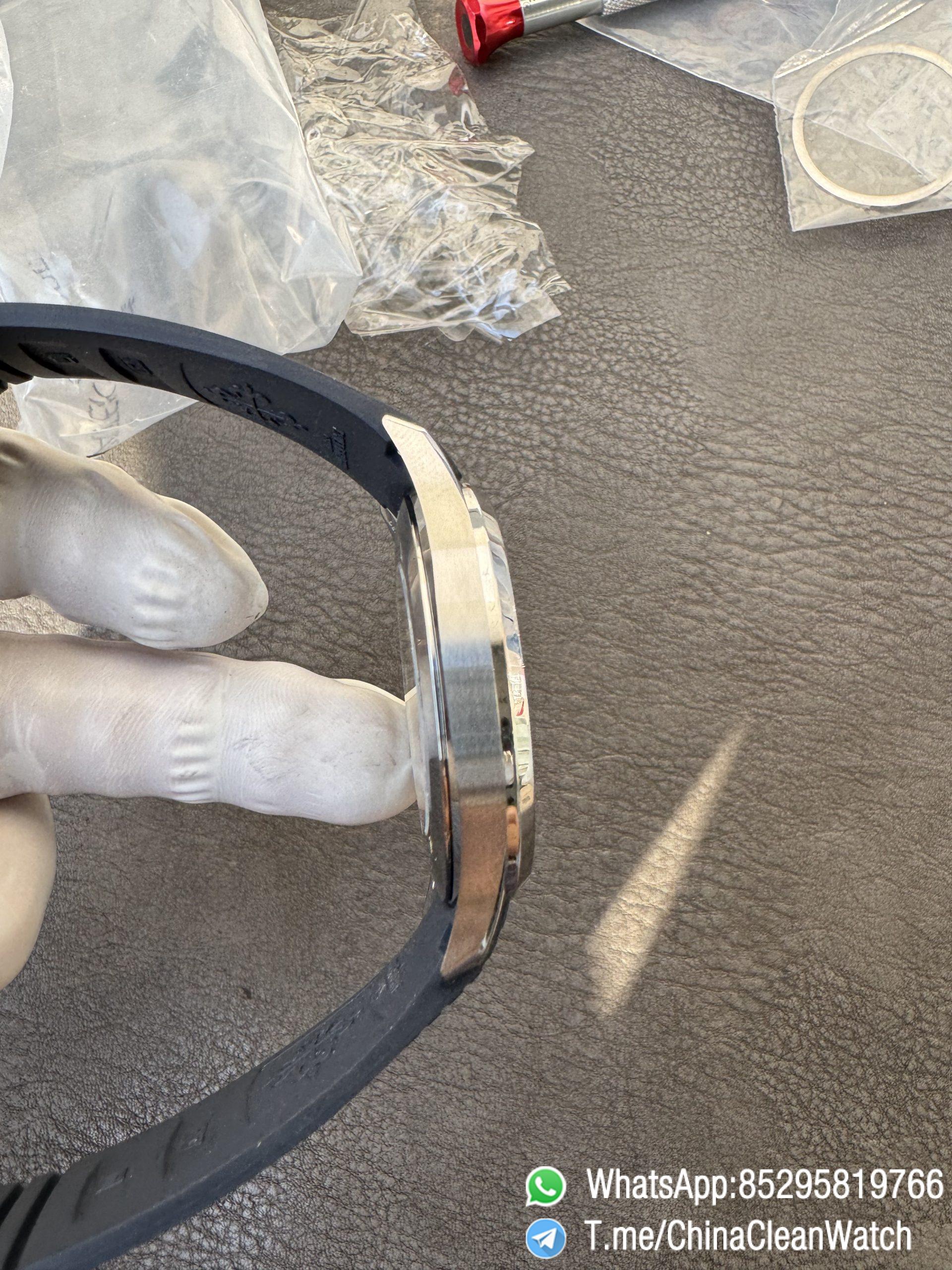 APWF Super Clone Aquanaut 5168G Custom Free sprung Balance A324 Caliber Gain Weight 115g Blue Dial Blue Rubber Strap 09 APWF Super Clone Aquanaut 5168G Custom Free sprung Balance A324 Caliber Gain Weight 115g Blue Dial Blue Rubber Strap 09