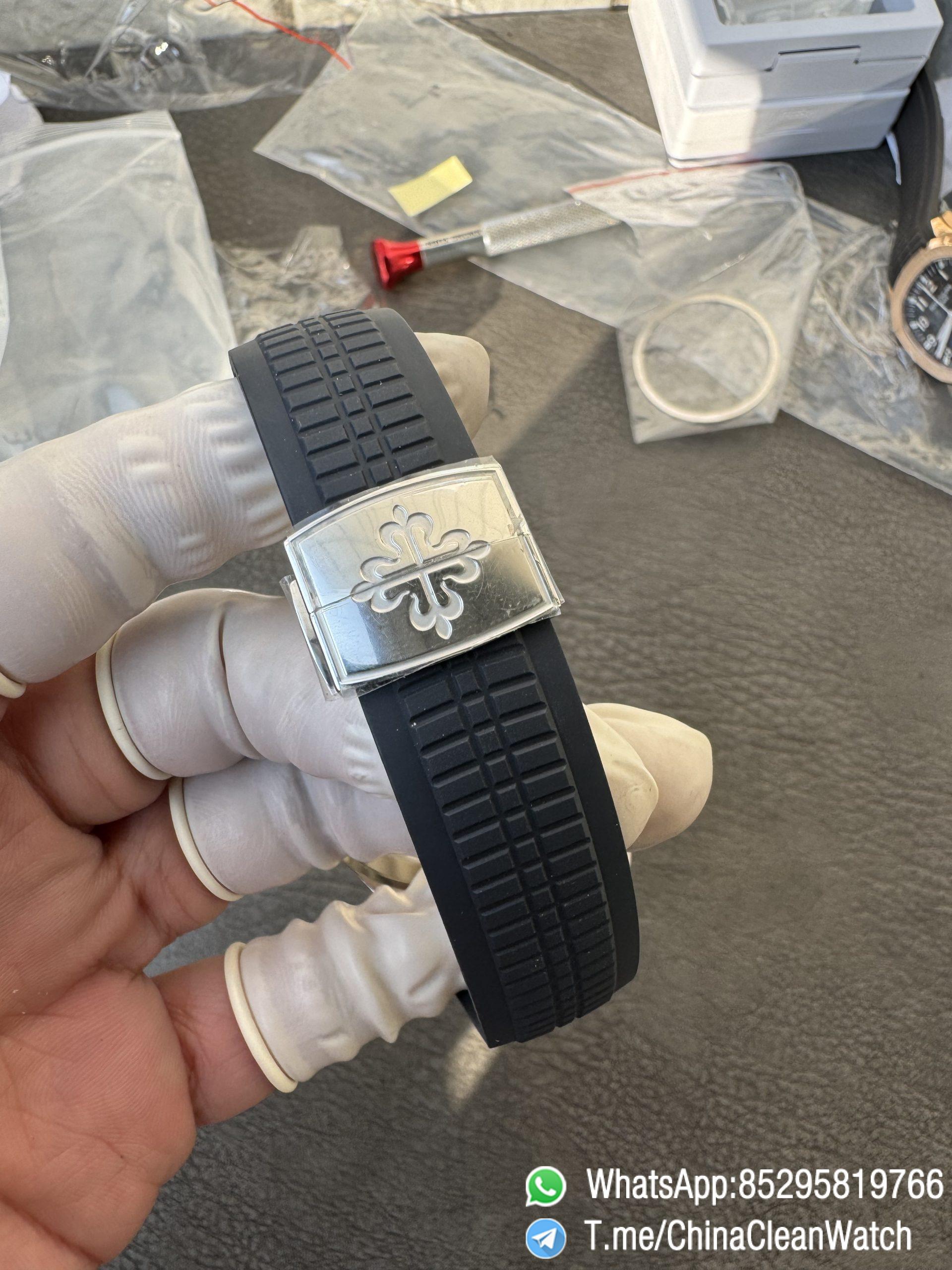 APWF Super Clone Aquanaut 5168G Custom Free sprung Balance A324 Caliber Gain Weight 115g Blue Dial Blue Rubber Strap 10 APWF Super Clone Aquanaut 5168G Custom Free sprung Balance A324 Caliber Gain Weight 115g Blue Dial Blue Rubber Strap 10