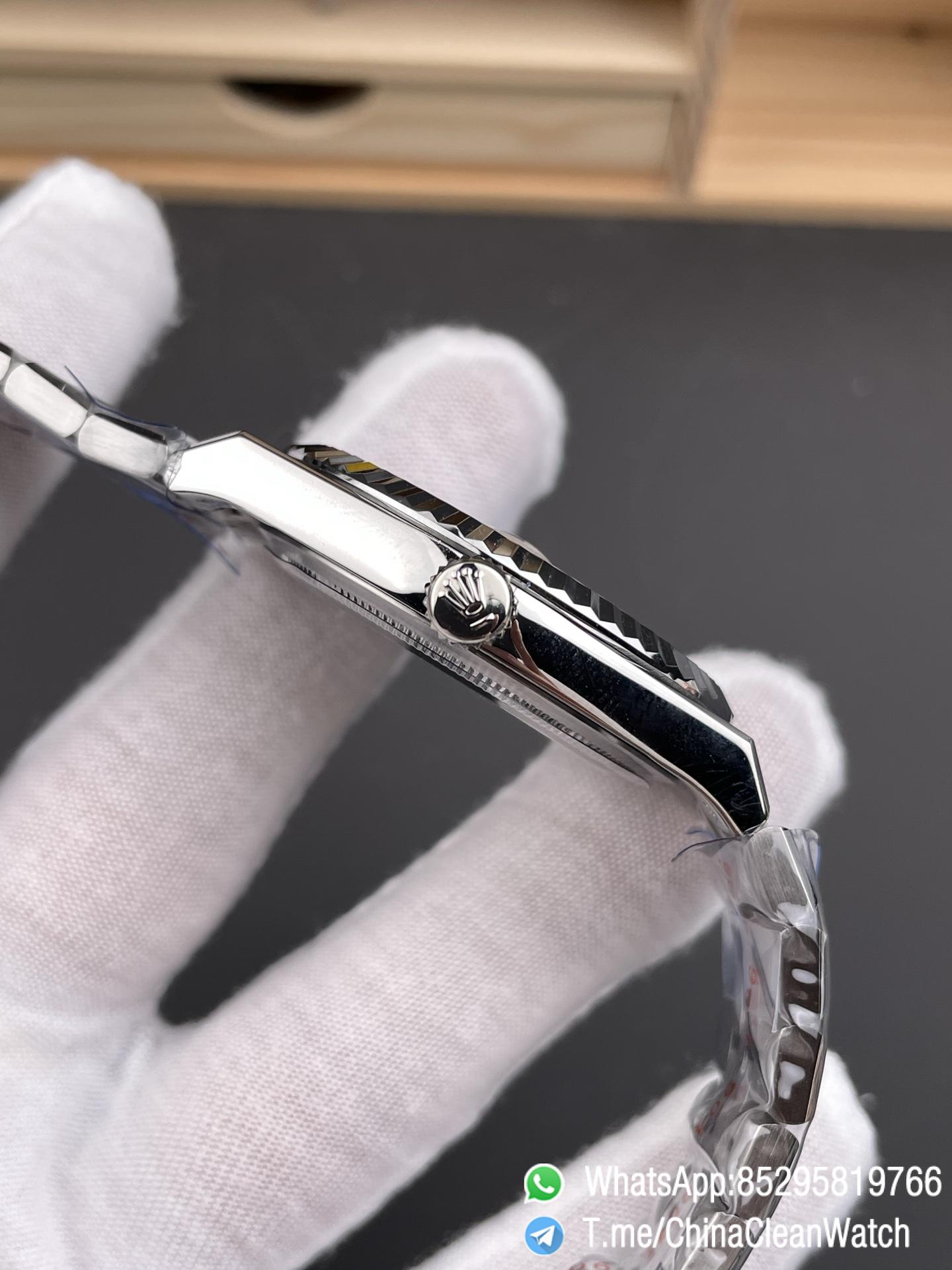 ESF Super Clone Land Dweller 127334 0001 Honeycomb Motif White Dial 40mm SuperClone 7135 Movement Jubilee Bracelet 05 ESF Super Clone Land Dweller 127334 0001 Honeycomb Motif White Dial 40mm SuperClone 7135 Movement Jubilee Bracelet 05