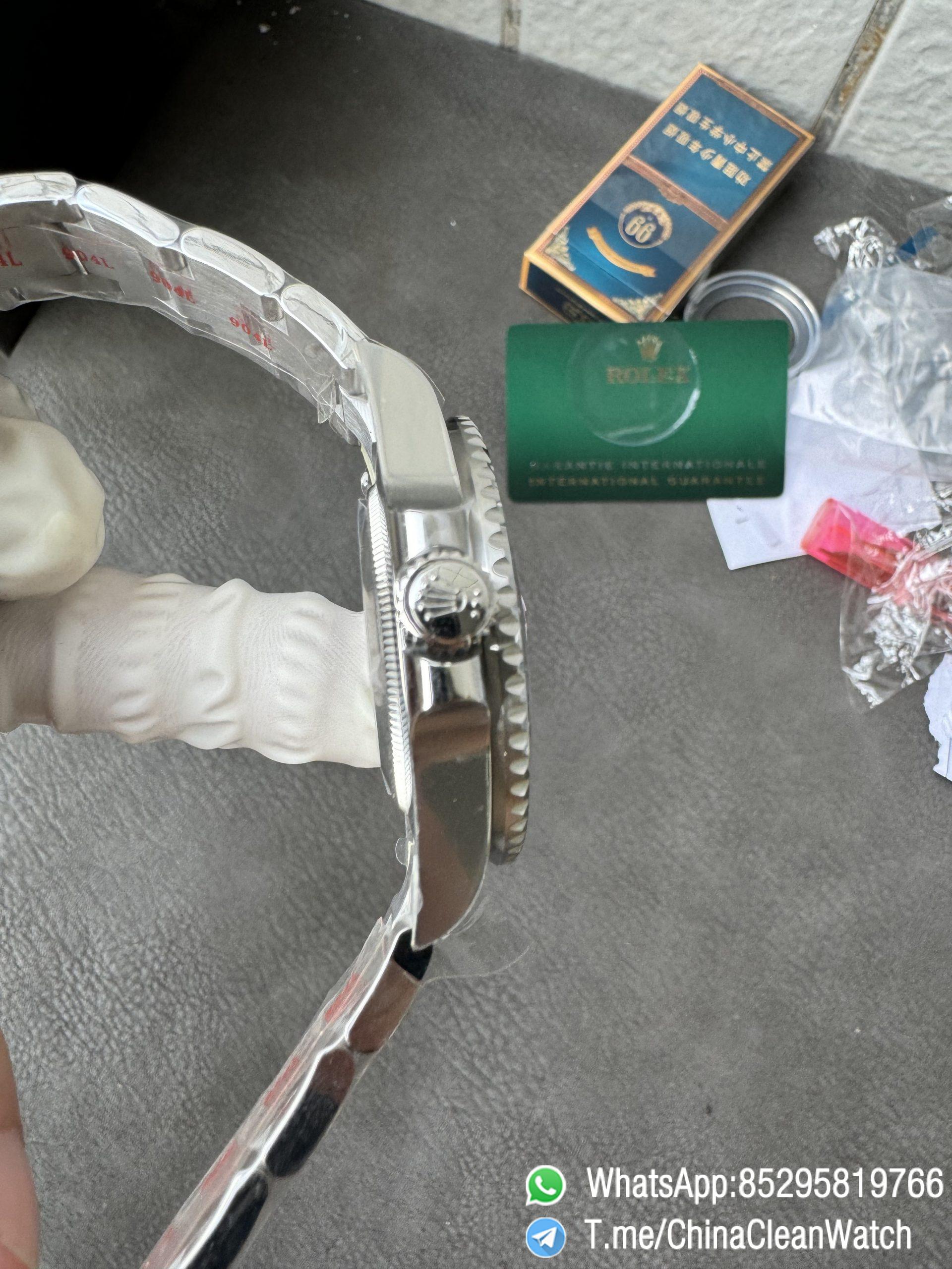 VSF GMT Master II Sprite 126729VTNR Black Green Ceramic Bezel Black Dial 904L Steel Oyster Bracelet DD3285 Movement 05 VSF GMT Master II Sprite 126729VTNR Black Green Ceramic Bezel Black Dial 904L Steel Oyster Bracelet DD3285 Movement 05