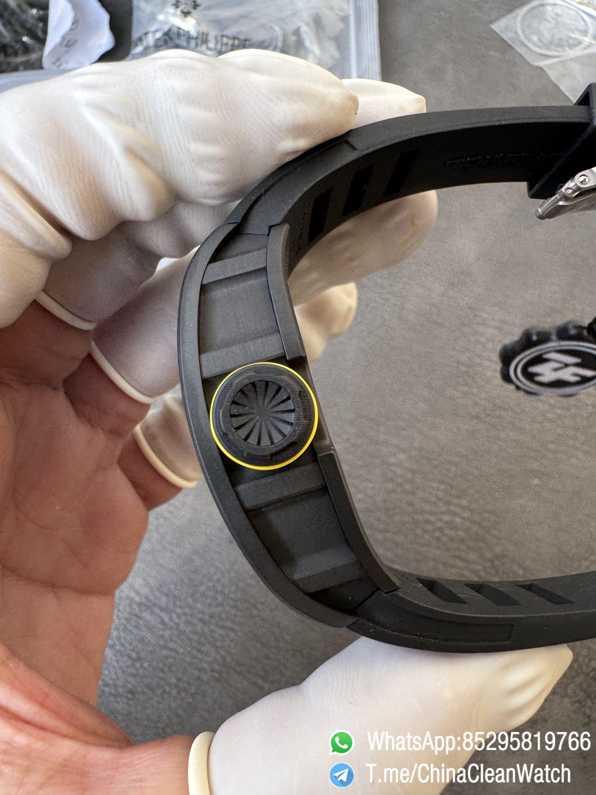 ZF Super Clone RM035 Americas Black Ceramic Case and Bezel Skeleton Dial on Black Rubber Strap SuperClone RMUL1 Caliber 08 ZF Super Clone RM035 Americas Black Ceramic Case and Bezel Skeleton Dial on Black Rubber Strap SuperClone RMUL1 Caliber 08