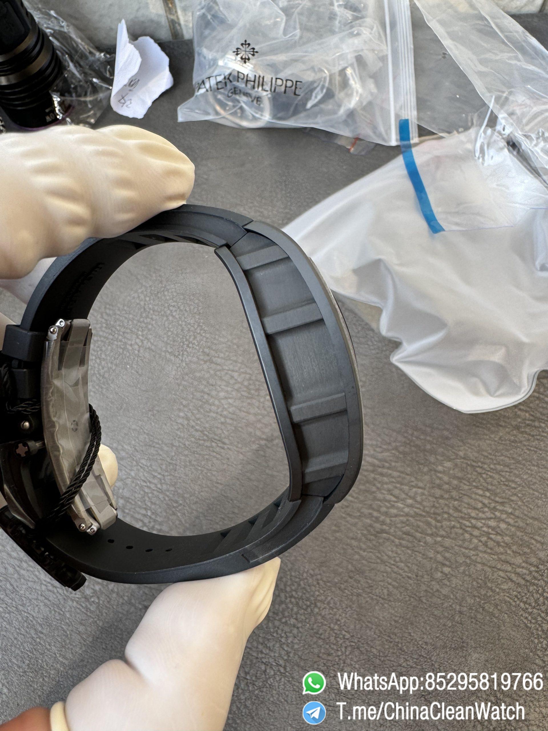 ZF Super Clone RM035 Americas Black Ceramic Case and Bezel Skeleton Dial on Black Rubber Strap SuperClone RMUL1 Caliber 09 ZF Super Clone RM035 Americas Black Ceramic Case and Bezel Skeleton Dial on Black Rubber Strap SuperClone RMUL1 Caliber 09